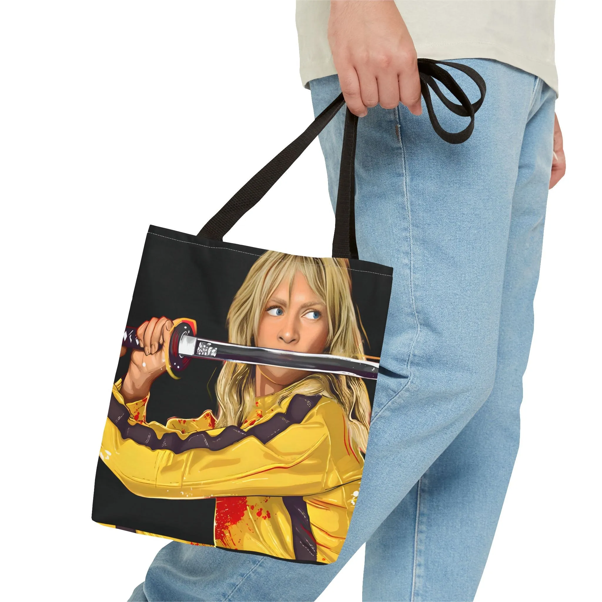 Stylish Kill Bill Tote Bag | Iconic Sword Design | Perfect for Movie Fans
