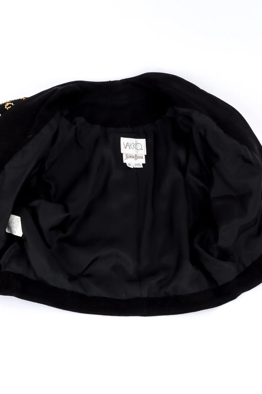 Suede Ribbon Swirl Bolero Jacket