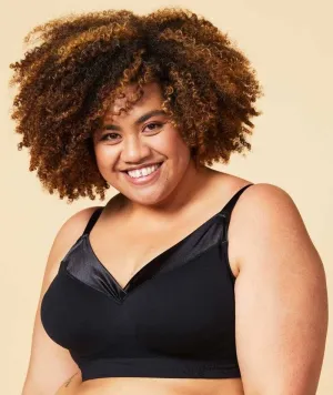 Sugar Candy Posh Wire-free Bralette - Black