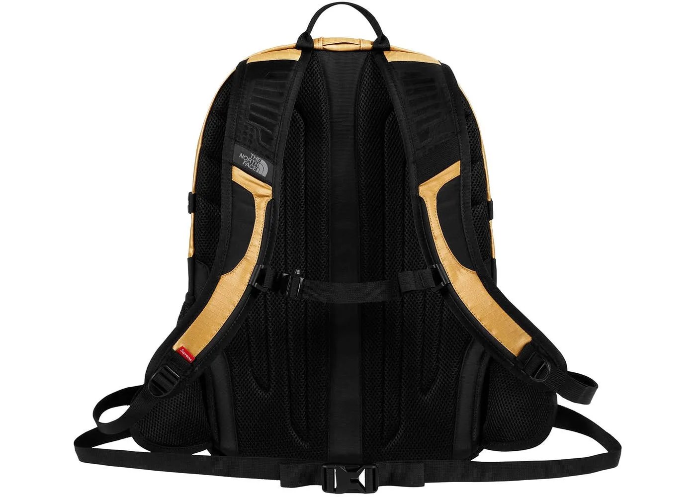 Supreme The North Face Metallic Borealis Backpack- Gold