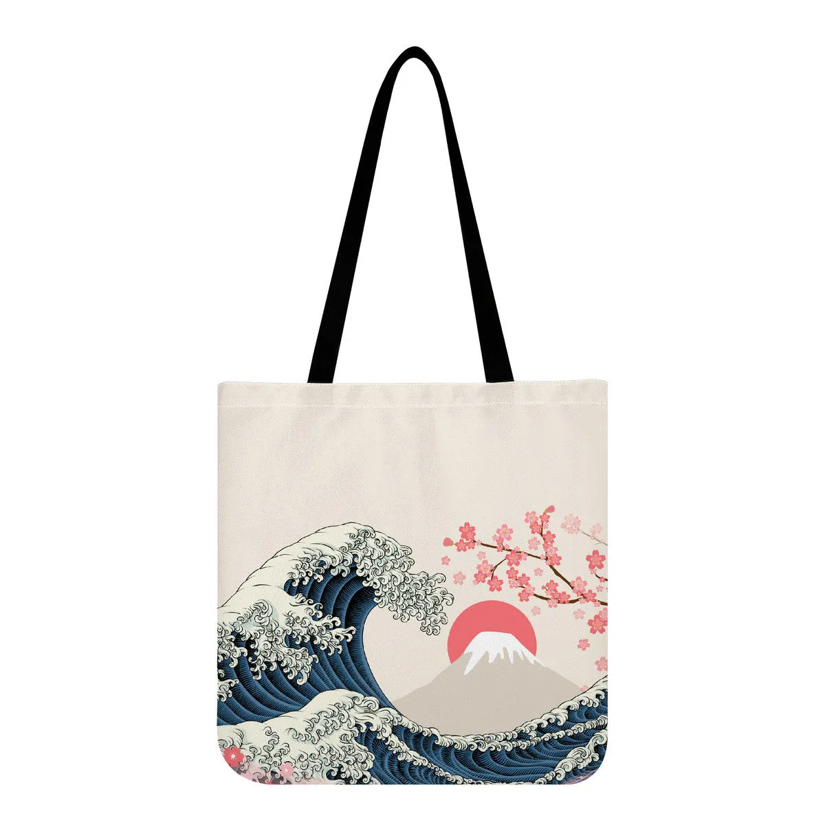 The Great Wave and Sakura Cloth Totes