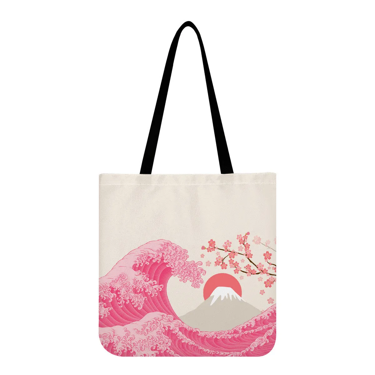 The Great Wave and Sakura Cloth Totes