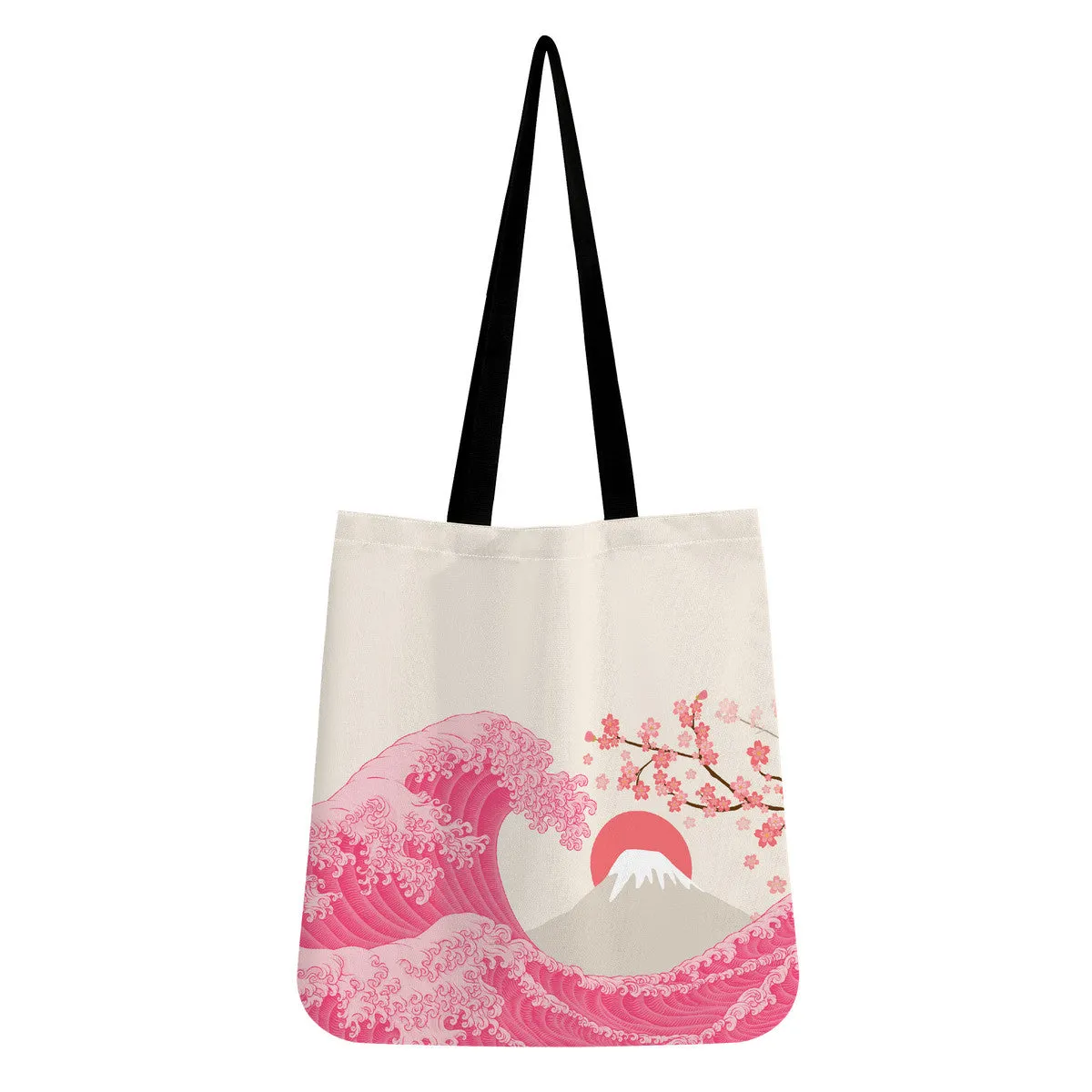 The Great Wave and Sakura Cloth Totes
