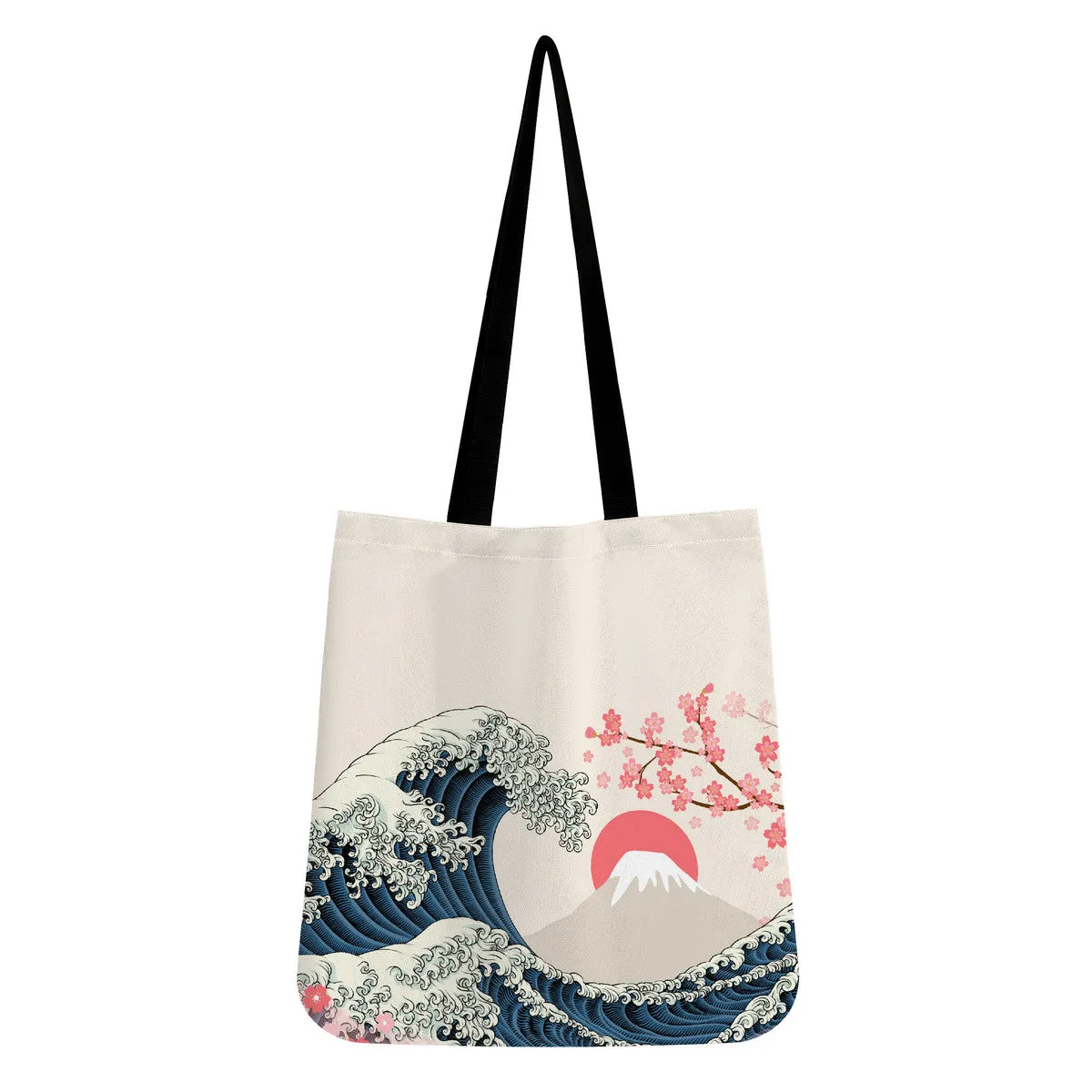 The Great Wave and Sakura Cloth Totes
