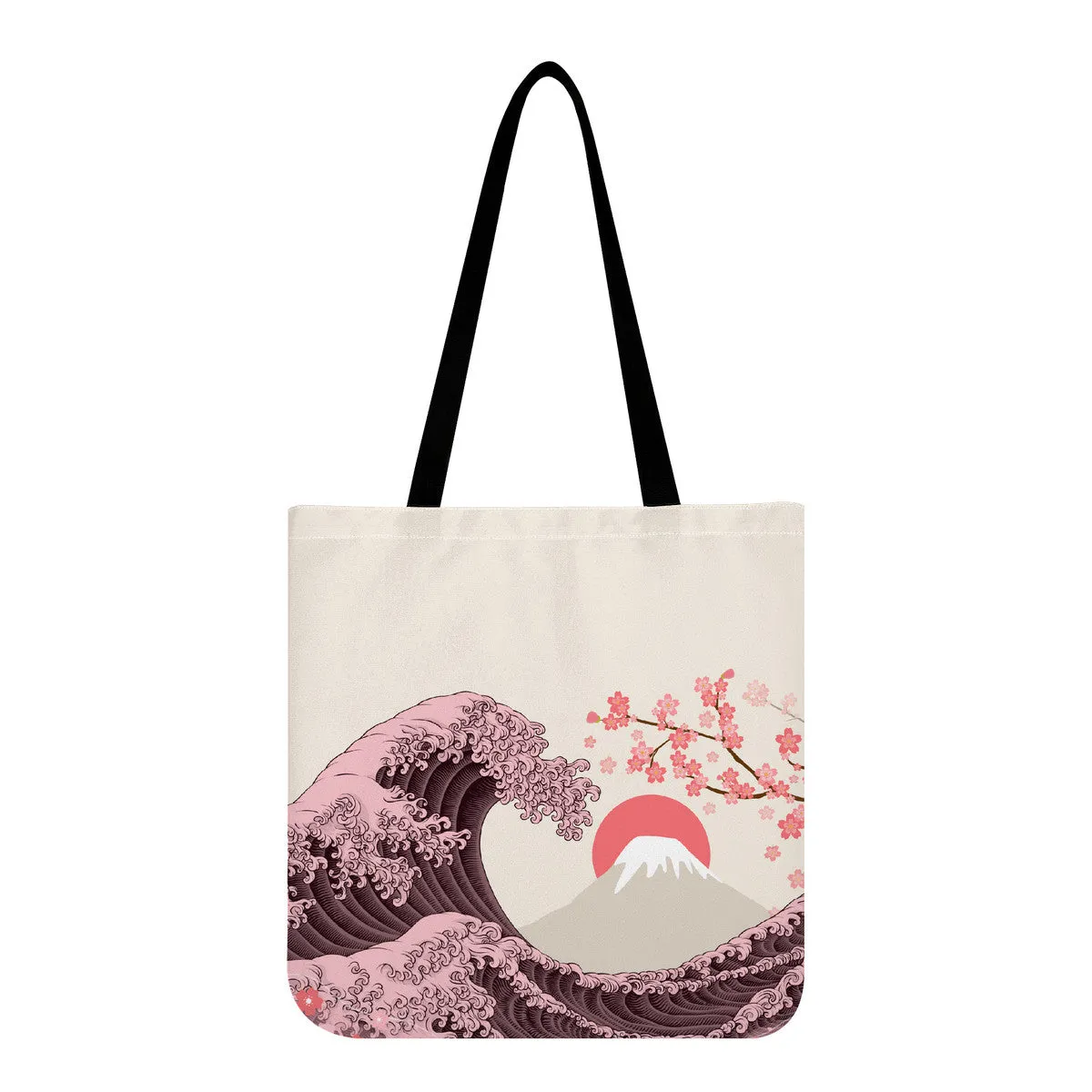 The Great Wave and Sakura Cloth Totes