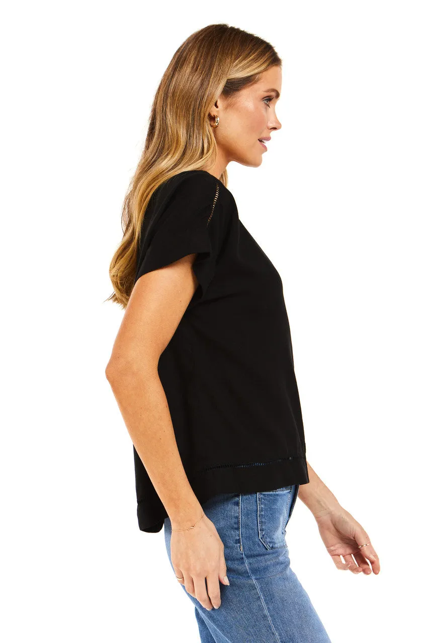 Velvet Heart Arabella Black Trim Detail Top