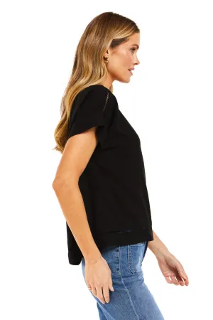 Velvet Heart Arabella Black Trim Detail Top