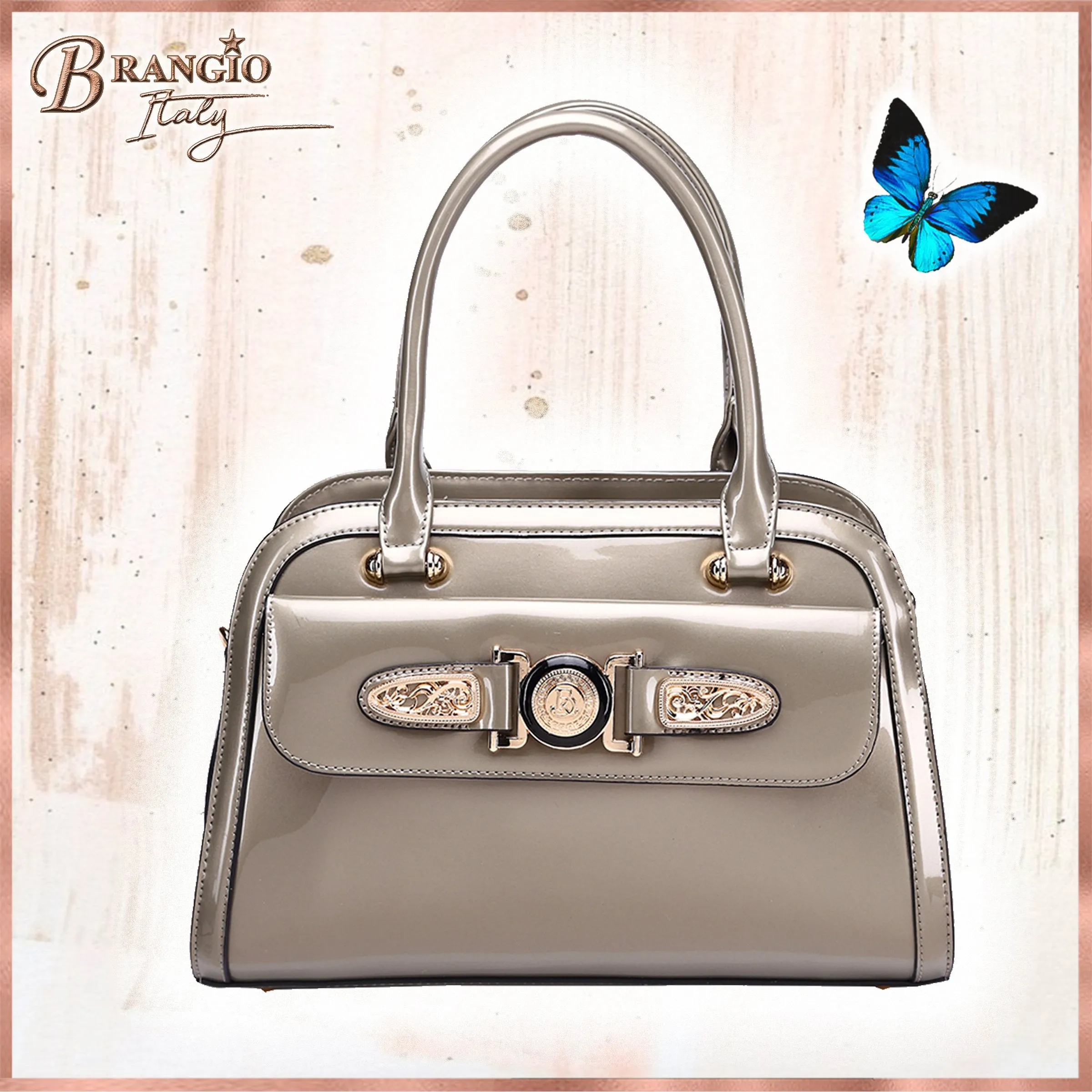 Venetian Romance Vegan Leather Handbag [KA2781]